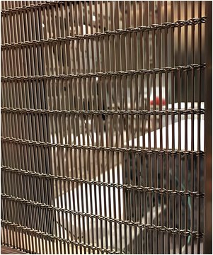 Stainless Steel Woven Mesh Bedroom Interior Partition