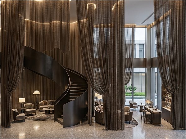 Aluminum Ring Mesh Coil Drapery