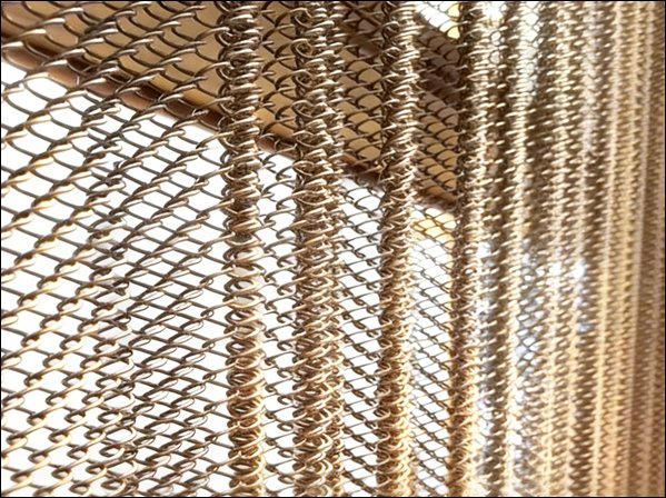 Coil Wire Mesh Curtain Panel