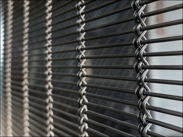Rod Wire Mesh Curtain Panel