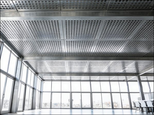 Perforated Metal Suspended Ceiling Tiles