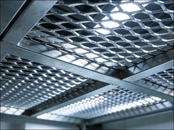 Expanded Metal Mesh Ceiling Tiles