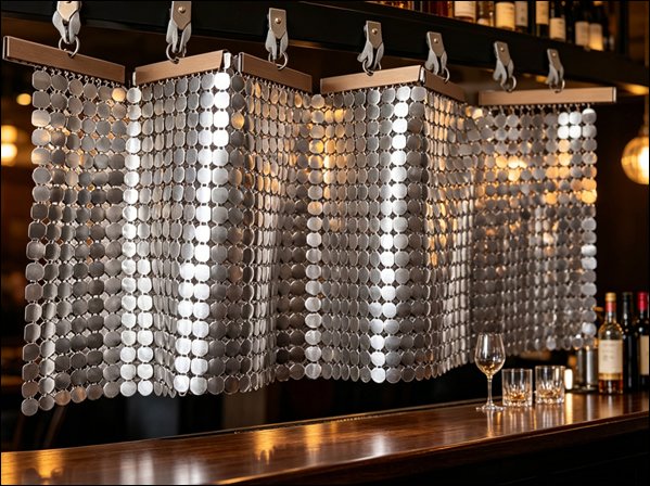 Flexible Metal Scale Mesh Drapery