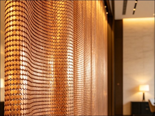 Hanging Scale Mesh Curtain