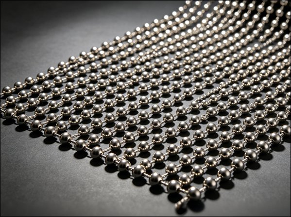 Metal Bead Curtain Mesh Panels