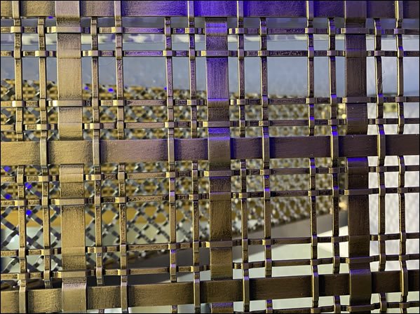 Decorative Woven Wire Mesh Panel