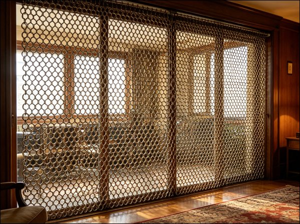 Ring Mesh Coil Partition Curtains