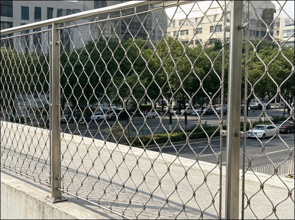 Bridge Balustrade Rope Mesh Protection
