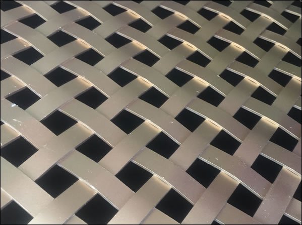 Stainless Steel Woven Mesh Curtain for Interior Partition and Modern Design Features