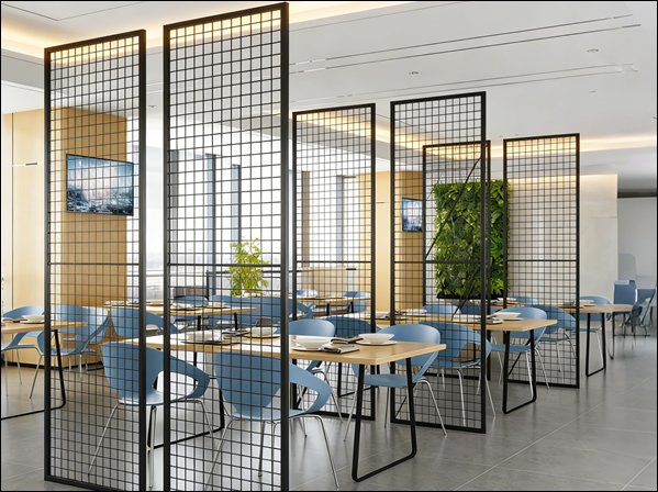 Framed Welded Mesh Room Partitions
