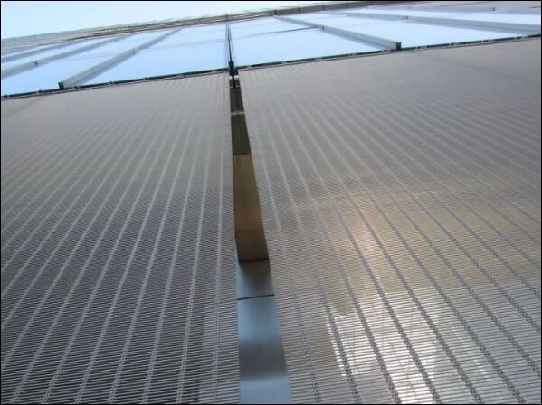 Large-Scale Stainless Steel Wire Mesh Facade for Building Exterior Cladding