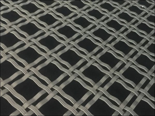 Stainless Steel Woven Mesh for Protective Screens, Facades, and Decorative Elements