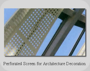 Perforated Screen for Architecture Decoration